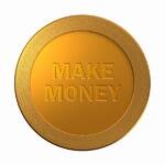 make money gold coin medal